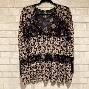 Free People Boho Flowy Top